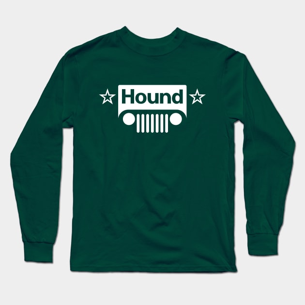 Hound (dark background) Long Sleeve T-Shirt by lonepigeon